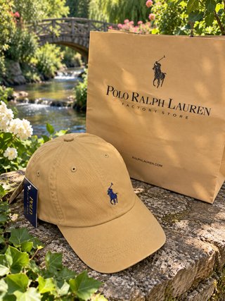 Gorra Ralph Lauren Beige