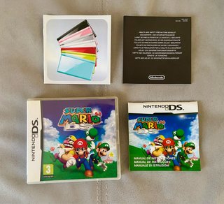 Caja y manual Super Mario 64 DS PAL España