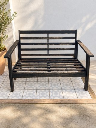Banco de madera para exterior 2 plazas