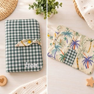 Portapañales de tela con estampado