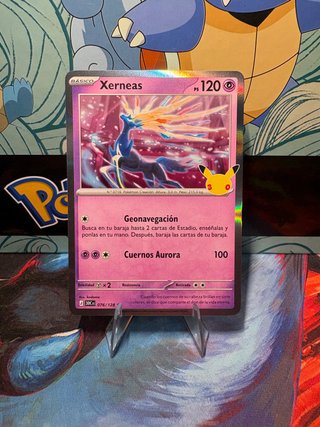 Carta Pokémon Xerneas (Colección 25 Aniversario)