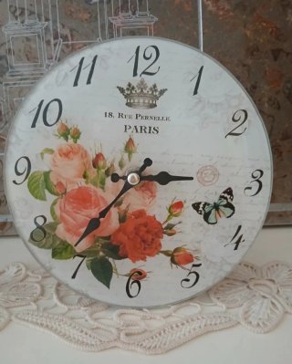 Reloj de Sobremesa de Cristal 17 cm