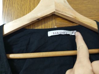 Blusa negra Bershka Talla M
