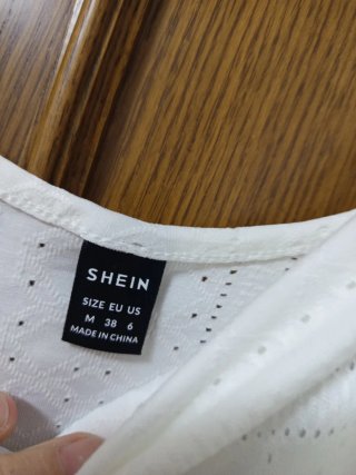 Body Blanco Shein Talla M
