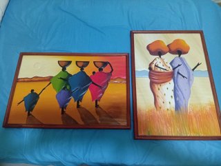 Set de 2 Cuadros Decorativos