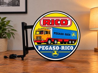 Cartel Luminoso Pegaso Rico Estilo Banderola