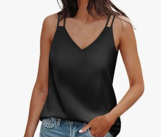 Camiseta de tirantes negra