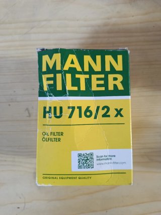 Filtro de Aceite Mann-Filter HU 716/2 x