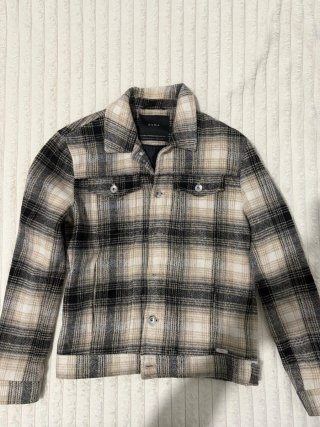 Chaqueta Zara Cuadros Talla M