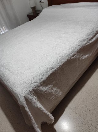 Colcha Blanca de piqué