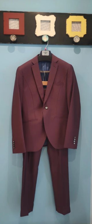 Traje de Chaqueta Morado Talla M