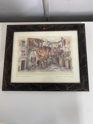 Cuadro Acuarela Roma - Arco degli Acetari
