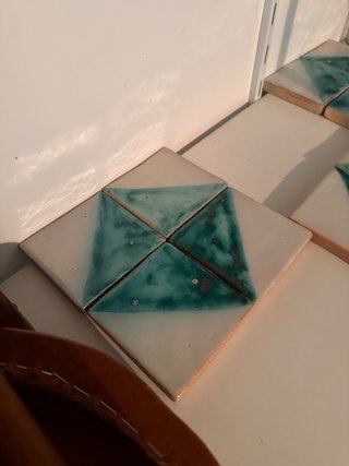 Lote 4 Azulejos Antiguos de Cerámica Valencia