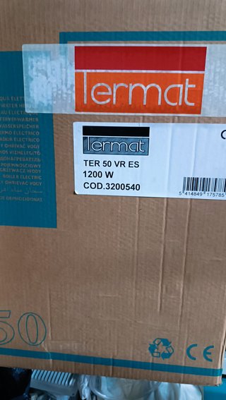 Termo Eléctrico Termat 50L 1200W