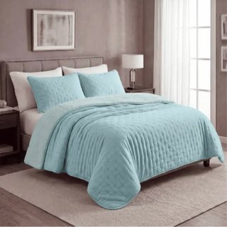 Edredón Sherpa Diana Aqua