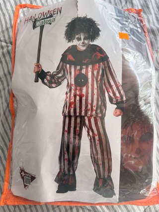 Disfraz de Payaso Asesino Atosa Talla M