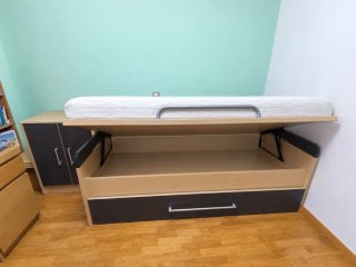 Cama Nido con Canapé y Armario