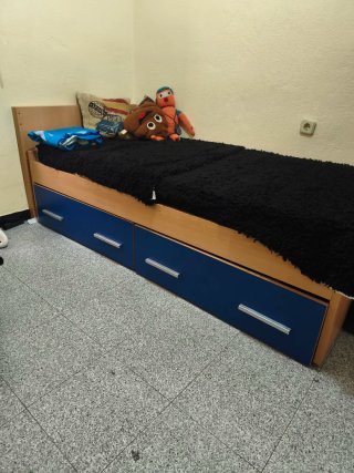 Cama Juvenil con Cajones