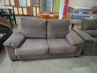 Sofá Cama de Tela Marrón