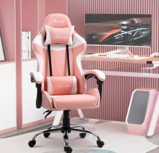 Silla de Oficina Gaming Vinsetto Rosa