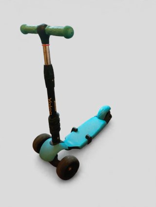 Patinete de 3 ruedas azul
