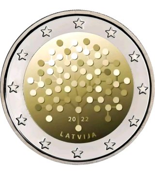 MONEDA CONM. 2€ ESTONIA 2022. ALFABETIZACIÓN FINAN