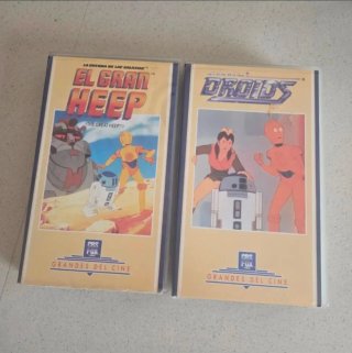 Lote 2 VHS Star Wars Droids: El Gran Heep