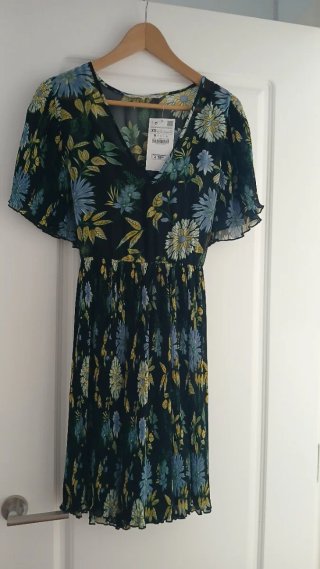 Vestido Zara Estampado Talla XS