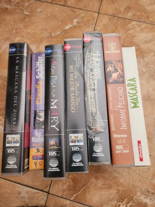 Lote de 6 Películas en VHS