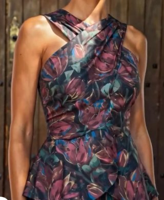 Vestido de Invitada Estampado