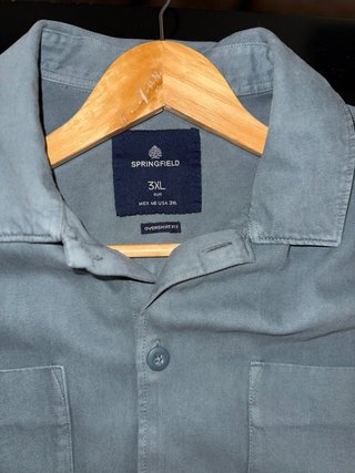 Sobrecamisa Springfield Azul Verdoso Talla 3XL