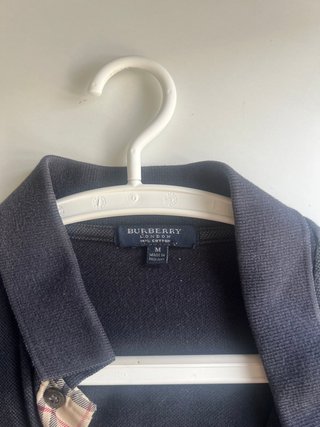 Polo Burberry Negro Talla M