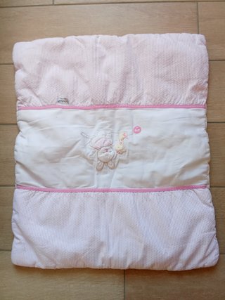Copertina per culla rosa
