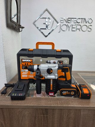 Taladro A Bateria WORX Martillo Perforador SDS+ Brushless De