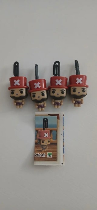 Figuras Kinder Joy One Piece Clip chopper heavy...