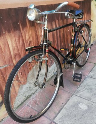 Bicicleta Clásica con Frenos de Varilla