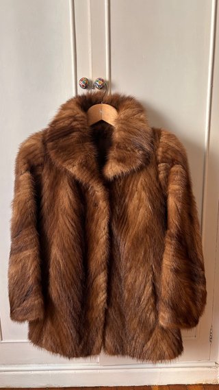 Chaquetón de piel de zorro