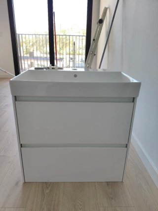 Mueble de baño Roca Unik con lavabo