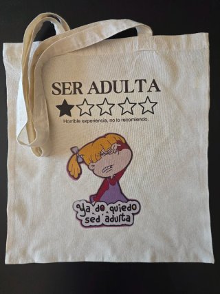 Tote bag de tela con diseño