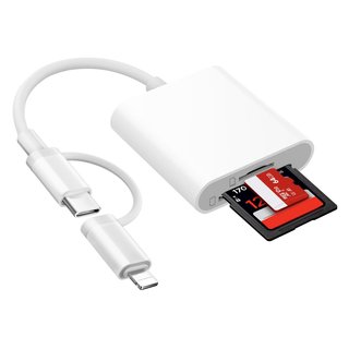 Lettore di schede SD/TF USB-C per iPhone