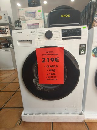 Lavadora Confortec 6kg Clase A 1200RPM