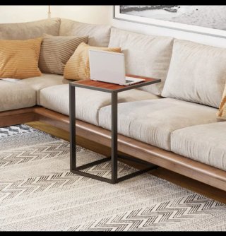 Mesa Auxiliar Estilo Industrial