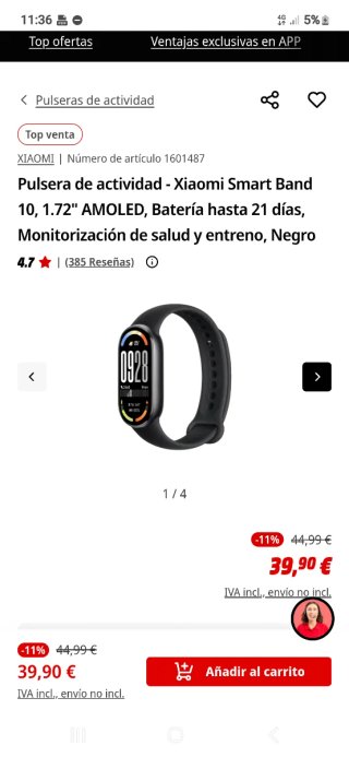 OFERTA Smart Band 10