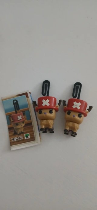 Figuras Kinder Joy One Piece Clip Chopper
