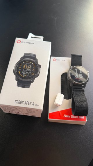 Reloj Deportivo Coros Apex 46mm Negro