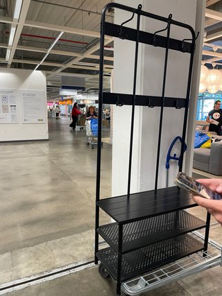 Perchero Zapatero IKEA Negro