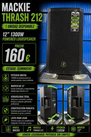 Altavoz Activo Mackie Thrash 212