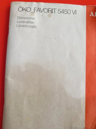 Manual de instrucciones AEG lavavajillas 5450 Vl