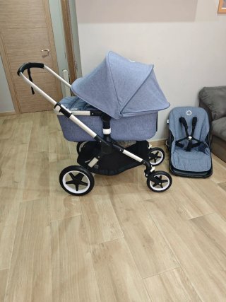 Bugaboo Fox 1 Azul Mélange  Reestreno Total!