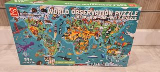 Puzzle Mapa del Mundo Hape 100 Piezas
